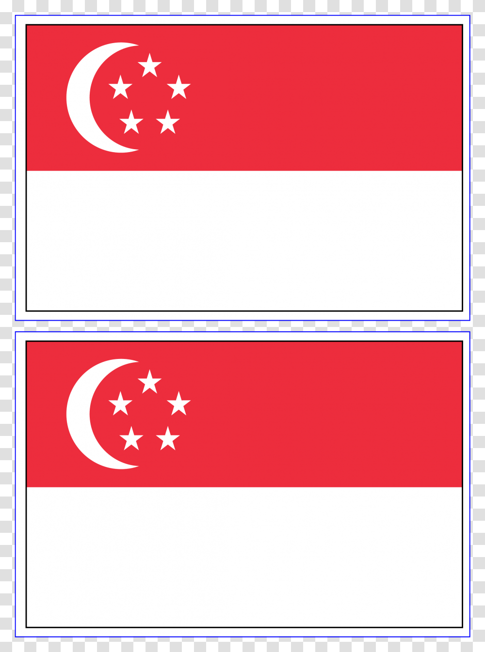 Singapore National Flag Printable, Envelope, Mail Transparent Png