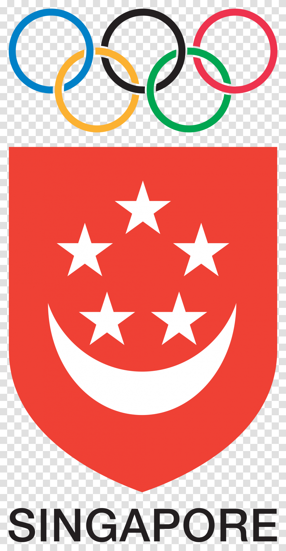 Singapore National Olympic Council Clipart Download Singapore National Olympic Council, Star Symbol, Flag Transparent Png