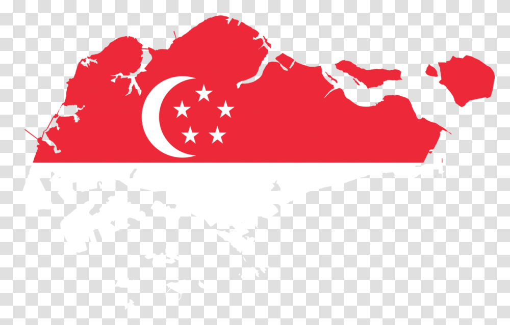 Singapore Vector Map, Star Symbol, Stencil, Silhouette Transparent Png