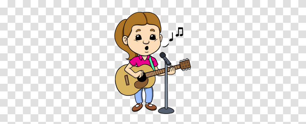 Singer Clipart Kid Talent, Guitar, Leisure Activities, Musical Instrument, Person Transparent Png