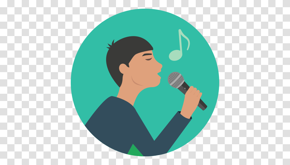 Singer Icon, Person, Outdoors, Photography, Karaoke Transparent Png