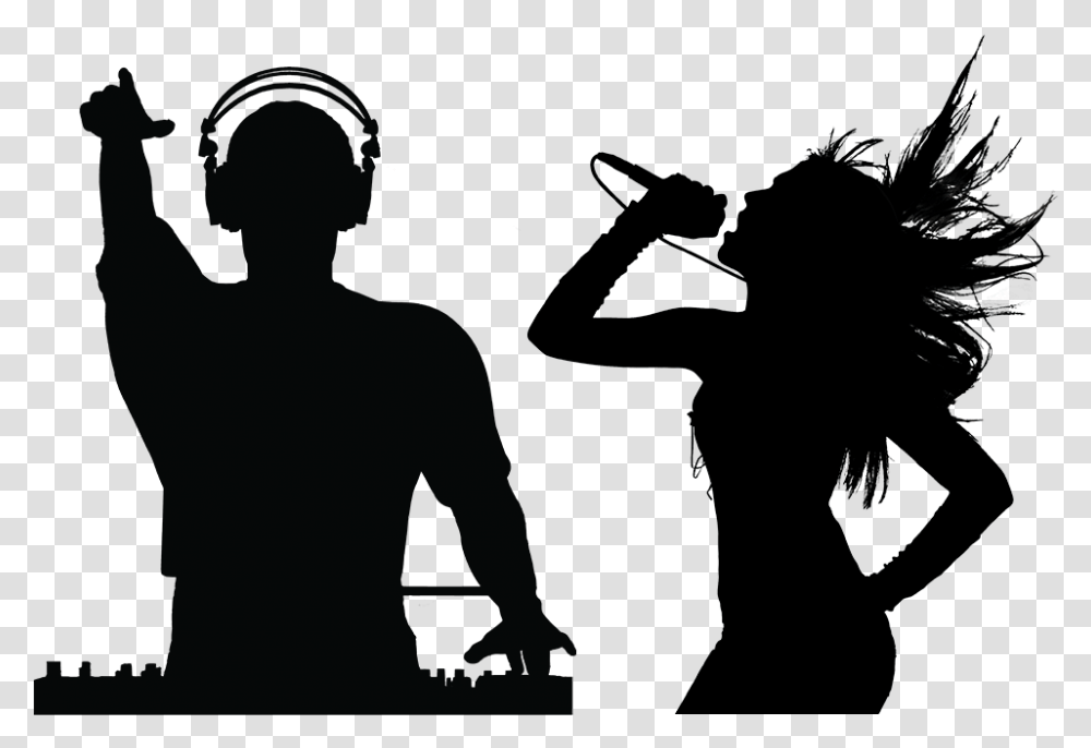 Singer Silhouettes, Person, People, Leisure Activities, Hand Transparent Png