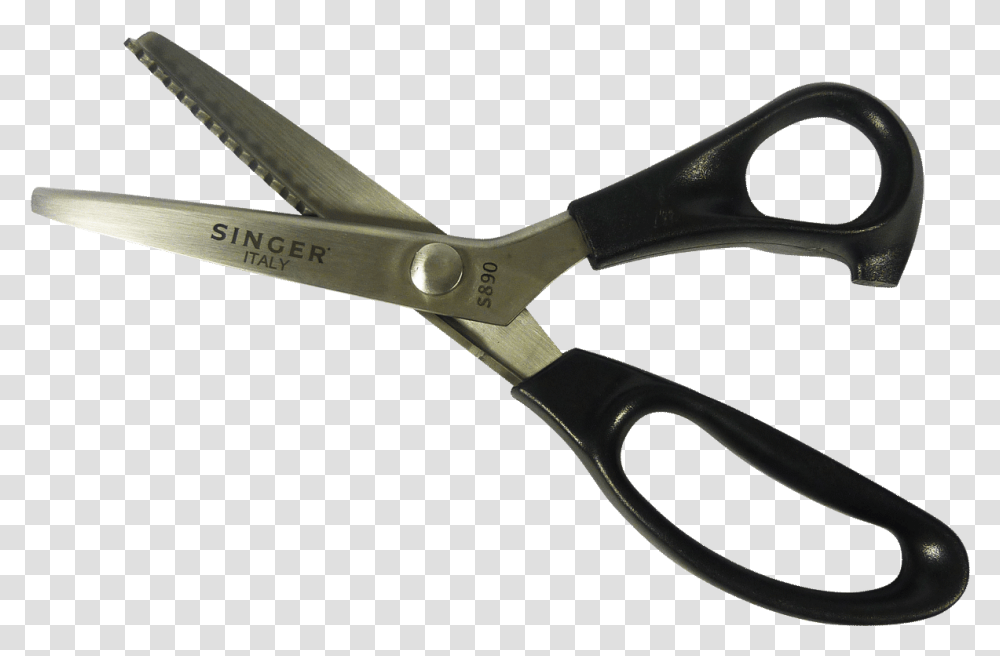 Singer Zig Zag Scissors, Weapon, Weaponry, Blade, Shears Transparent Png