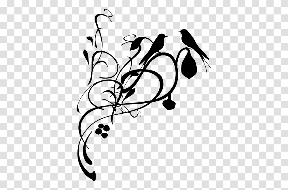 Singing Bird Clip Art, Stencil, Floral Design, Pattern Transparent Png