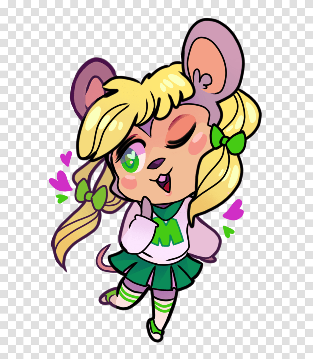 Singing Cheerleader Mouse W Ow On Tumblr, Person, Outdoors Transparent Png