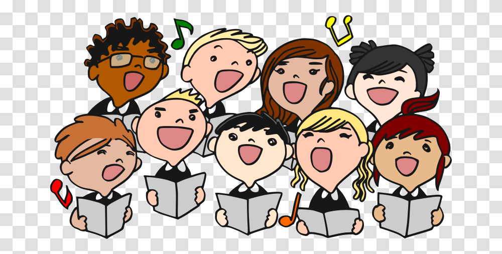 Singing Children, Music, Face, Mouth, Lip Transparent Png