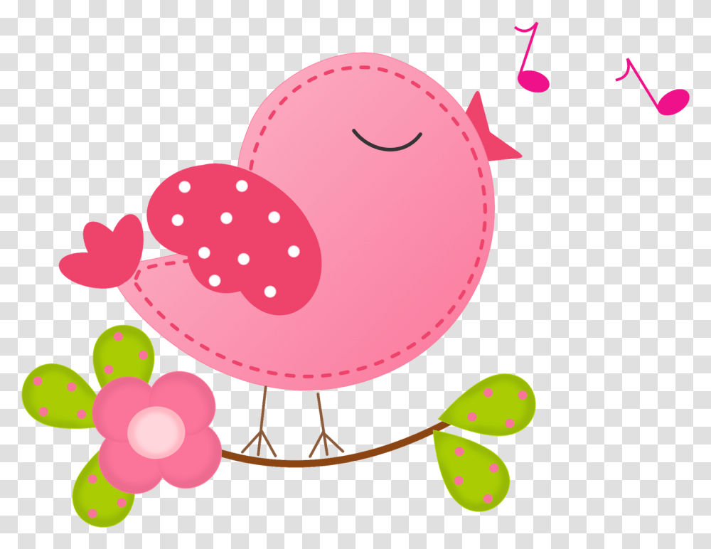 Singing Clip Art Pajaritos Cantando Dibujo, Balloon, Food, Egg, Heart Transparent Png