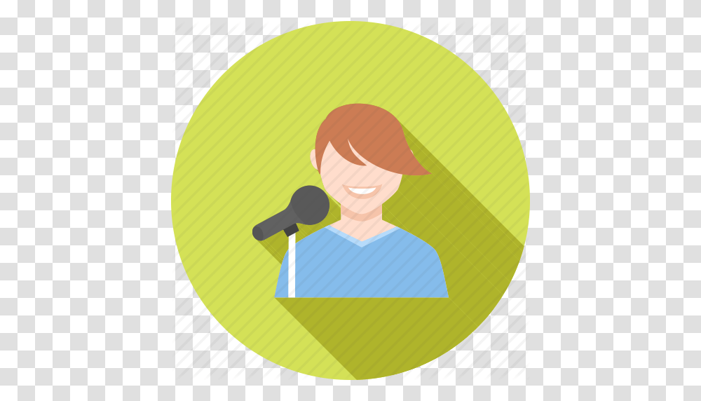 Singing Clipart Pop Star, Person, Audience, Crowd, Speech Transparent Png