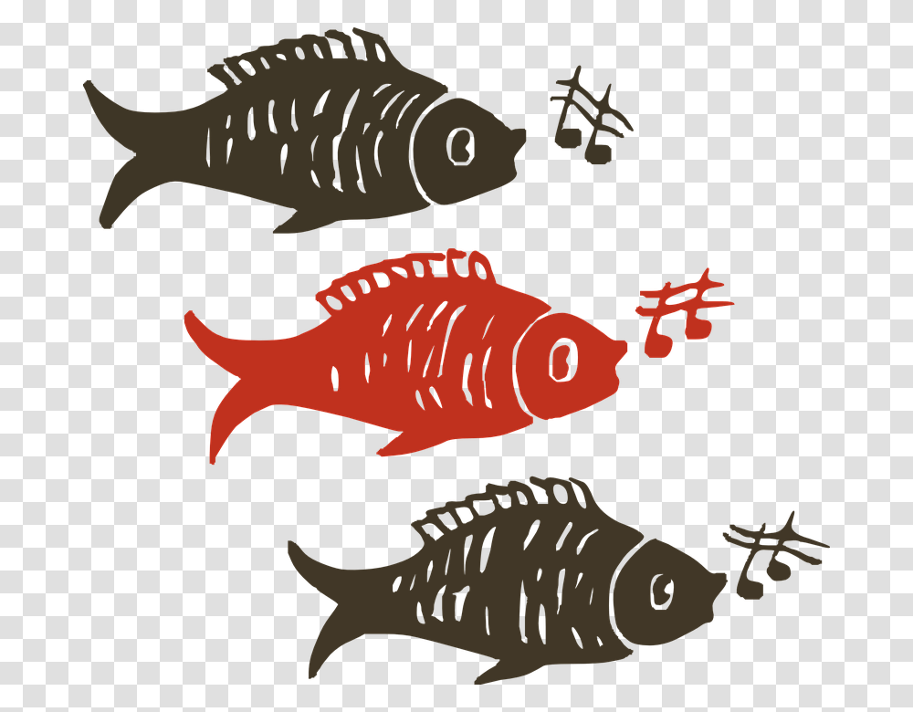 Singing Fish Clipart, Animal, Perch, Carp Transparent Png
