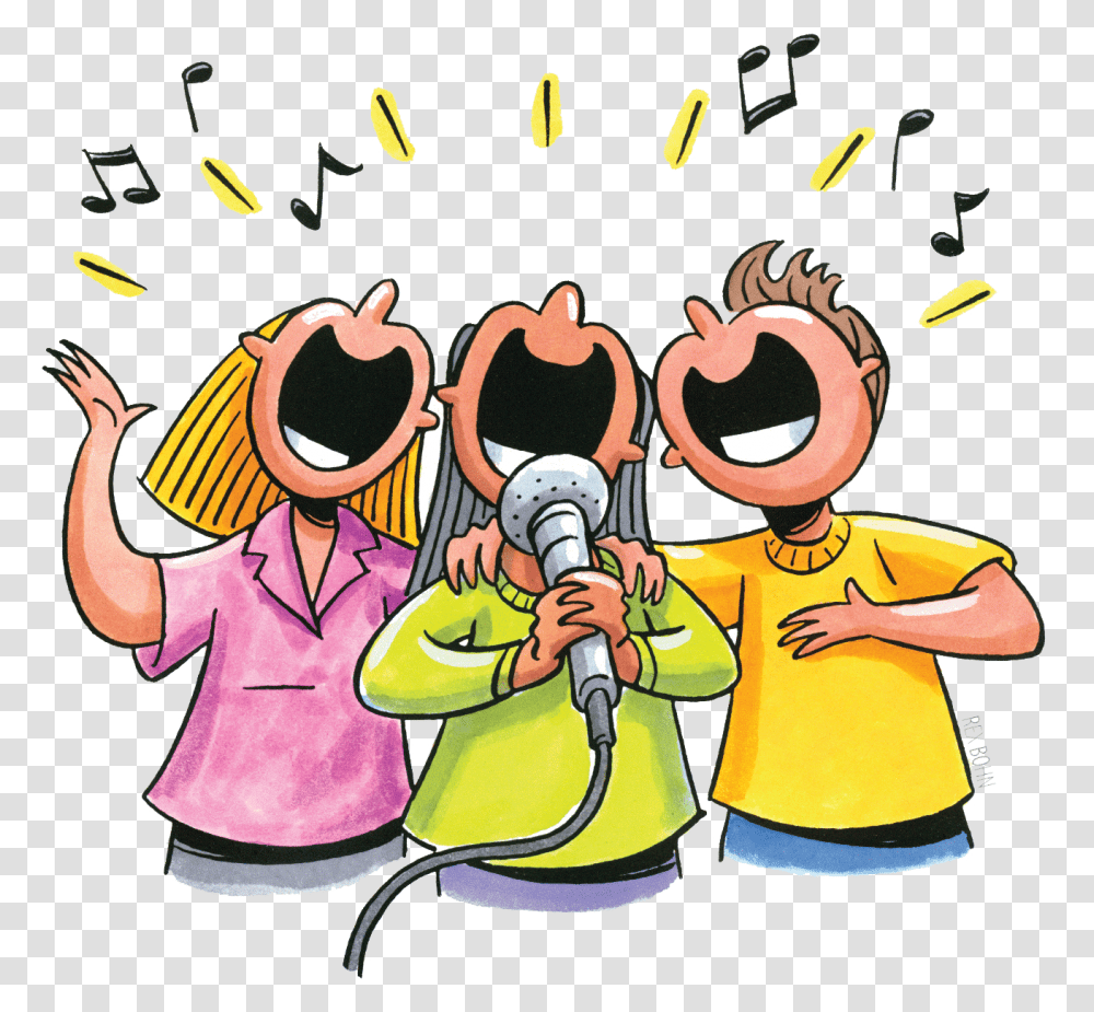 Singing Hd Singers Clipart, Person, Poster, Hand, People Transparent Png