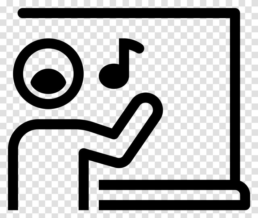 Singing Icon Free Music Teacher Icon, Gray, World Of Warcraft Transparent Png