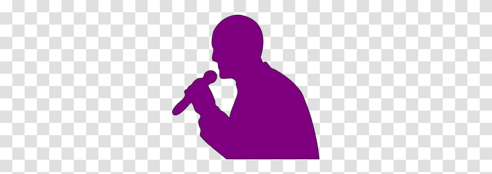 Singing Man Clip Art, Person, Human, Silhouette, Worship Transparent Png