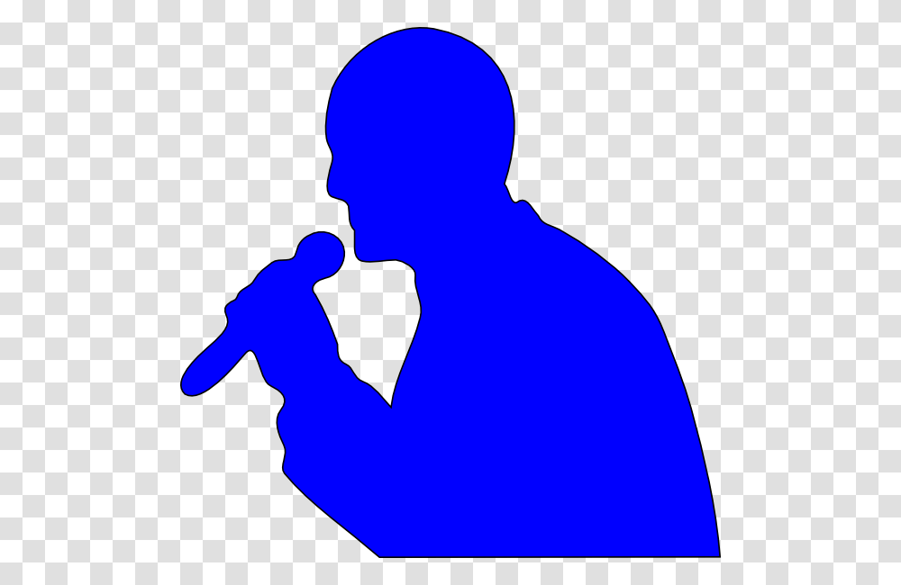 Singing Man Clip Arts Download, Silhouette, Person, Human, Kneeling Transparent Png