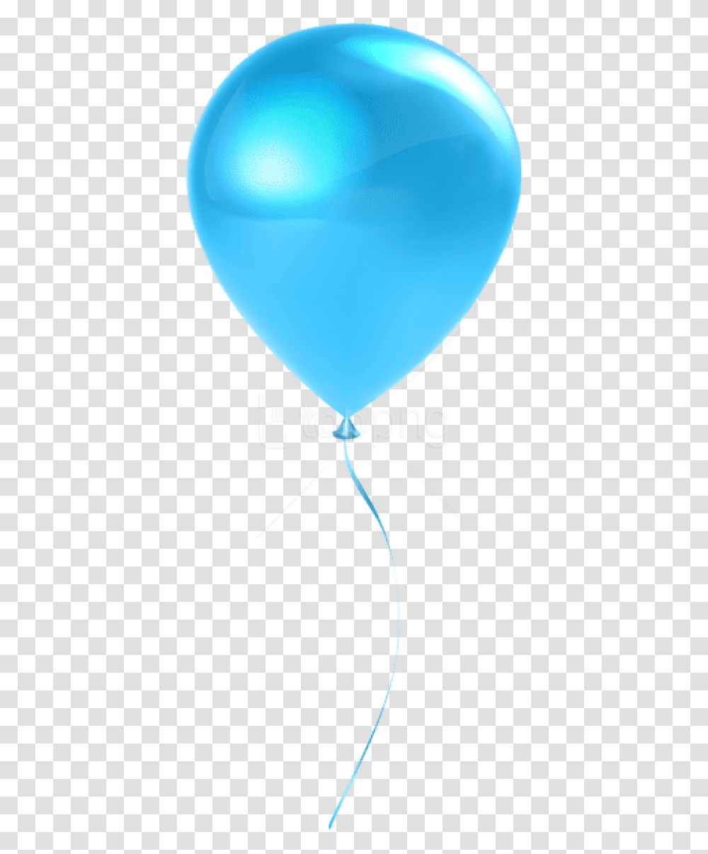 Single Balloon Background Blue Balloons Transparent Png