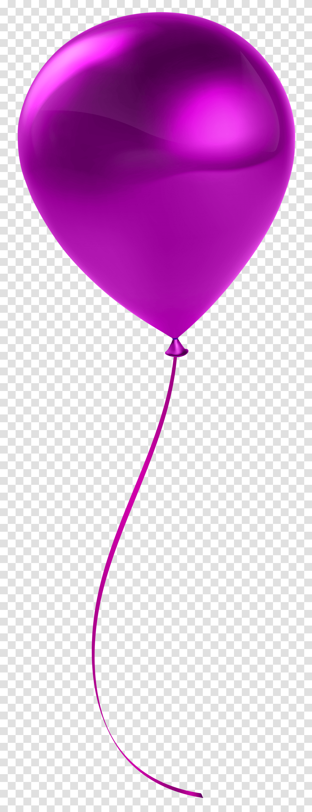 Single Balloon Clip, Purple, Apparel Transparent Png