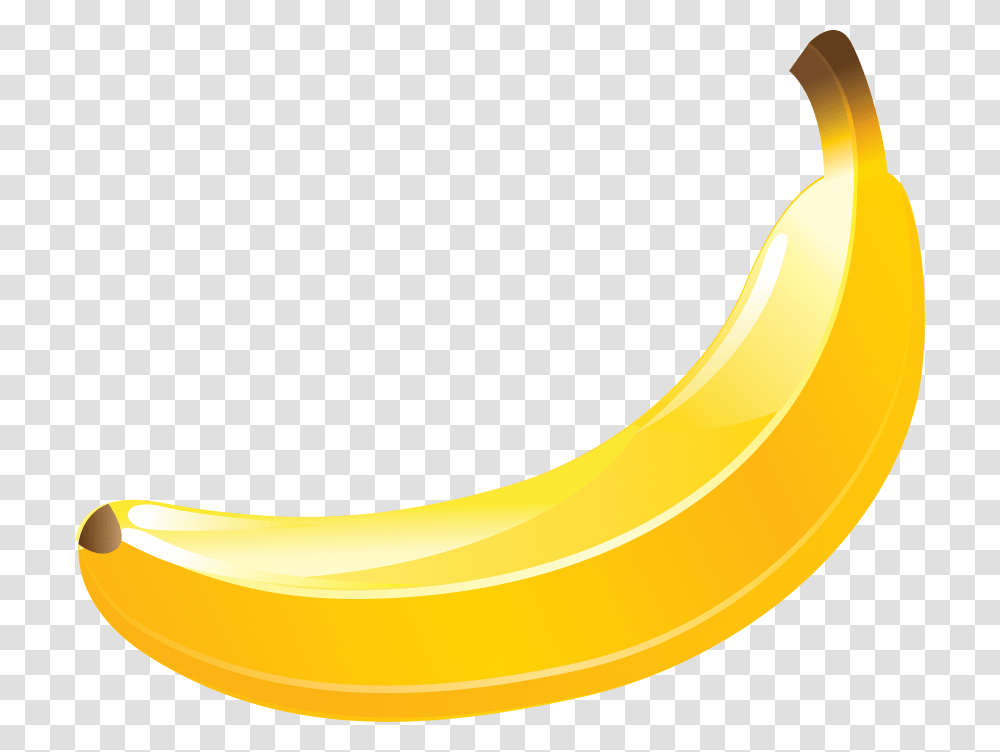 Single Banana, Fruit, Plant, Food Transparent Png
