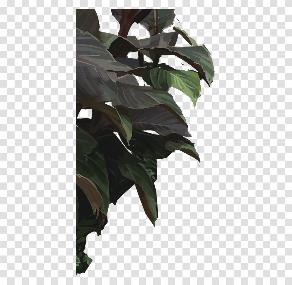 Single Banana Tree Plant Gucci Flowers, Leaf, Acanthaceae, Tent, Pattern Transparent Png