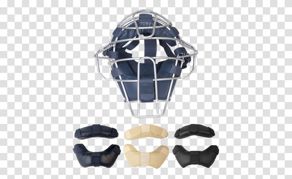 Single Bar Pro Line Mask With Calf Skin Replacement, Helmet, Apparel, People Transparent Png