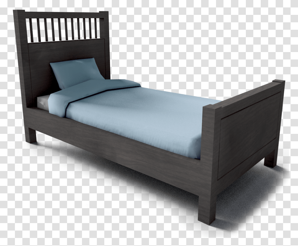Single Bed Revit Family, Furniture, Table, Tabletop, Bedroom Transparent Png