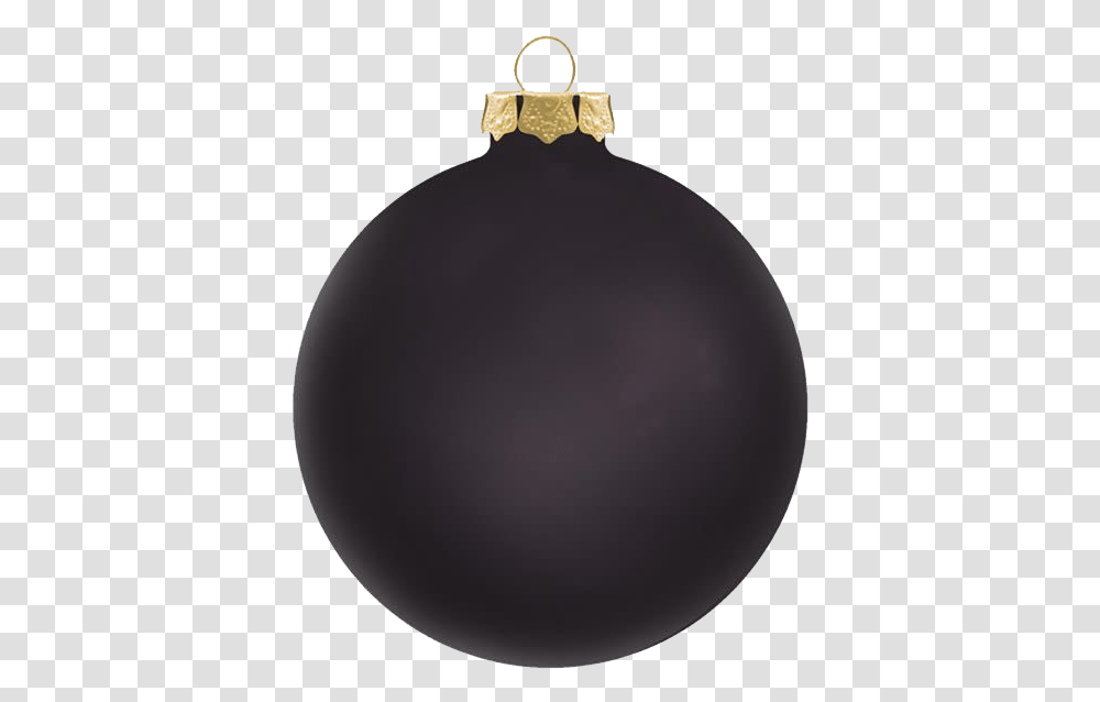 Single Black Christmas Ball Image Mart Christmas Ornament, Moon, Outer Space, Night, Astronomy Transparent Png