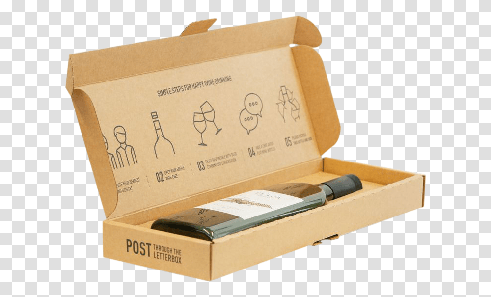 Single Bottle Pack Box, Cardboard, Carton, Pencil Box Transparent Png