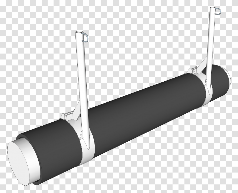 Single Collar Cage Cylinder, Torpedo, Bomb, Weapon, Weaponry Transparent Png