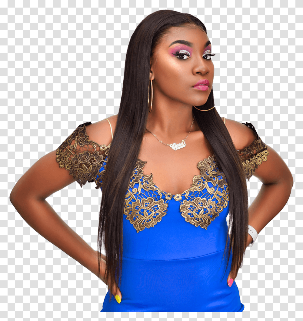 Single Donor Virgin Hair Straight Bundle Deal Girl, Female, Person, Dress Transparent Png