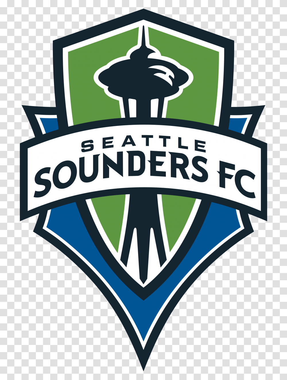 Single Game Tickets Seattle Sounders Fc Logo, Symbol, Badge, Emblem, Label Transparent Png