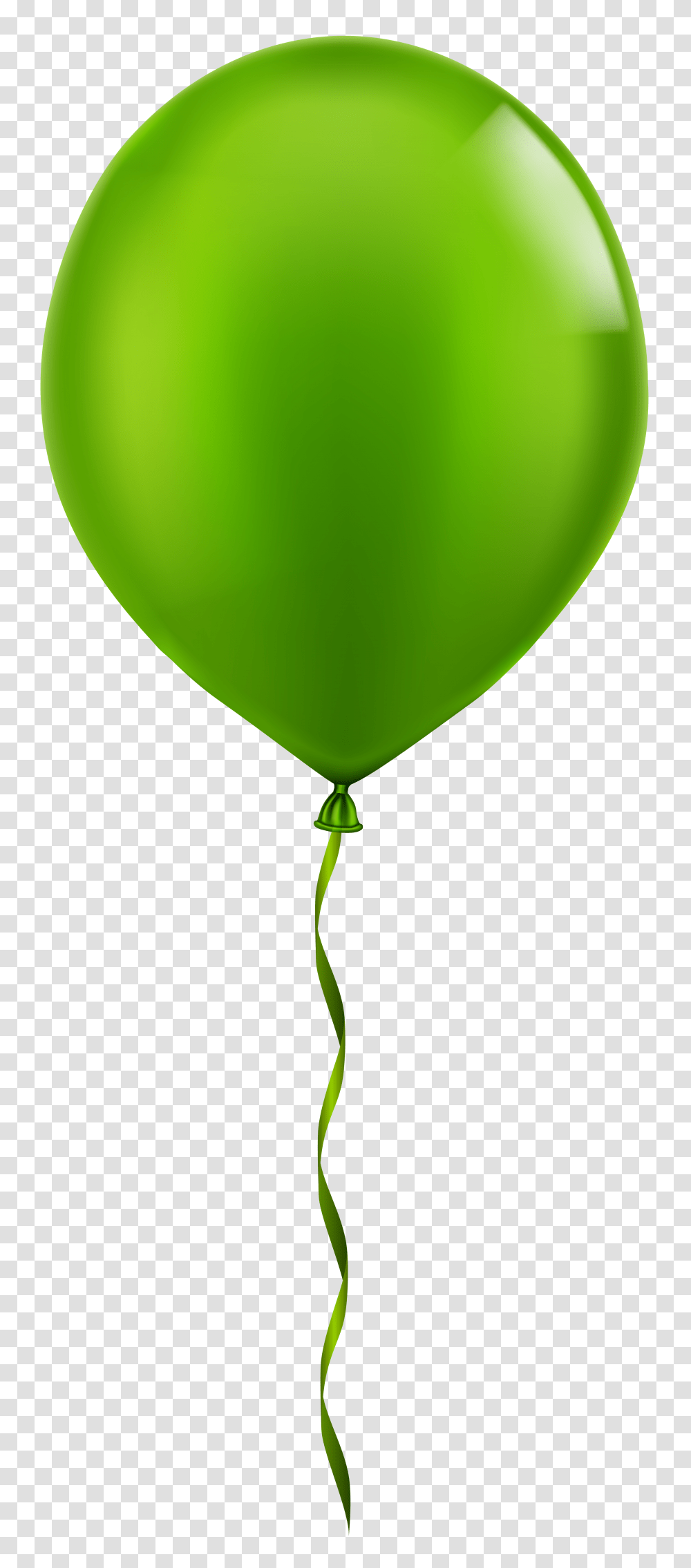 Single Green Balloon Clip Art Transparent Png