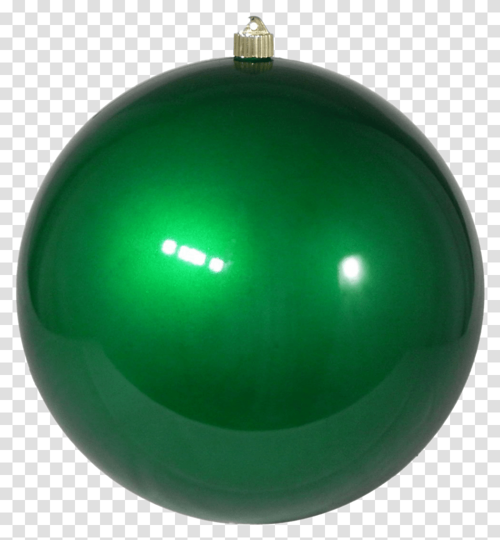 Single Green Christmas Ball File Green Christmas Ball, Balloon, Sphere, Lamp, Ornament Transparent Png