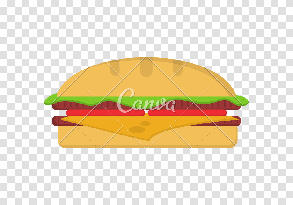 Single Hamburguer Icon, Hot Dog, Food, Sandwich Transparent Png