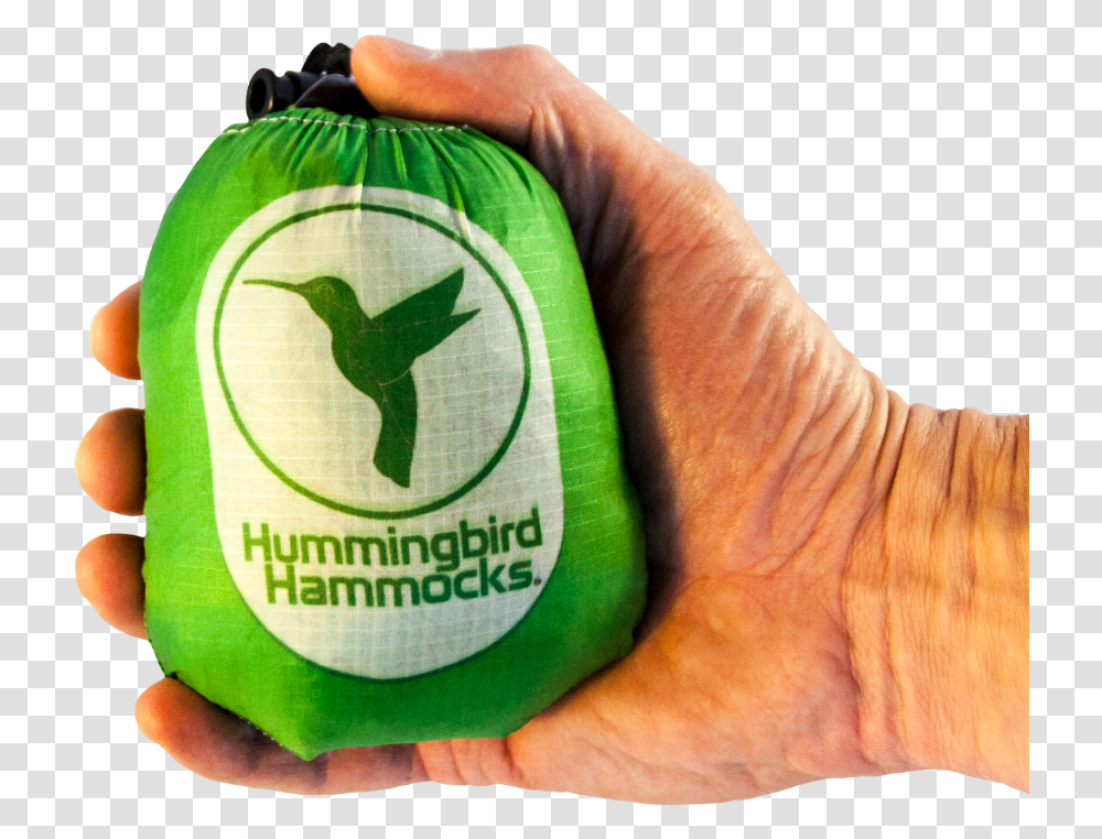 Single Hammock Grass Green In HandClass Hammock, Person, Human, Ball, Finger Transparent Png