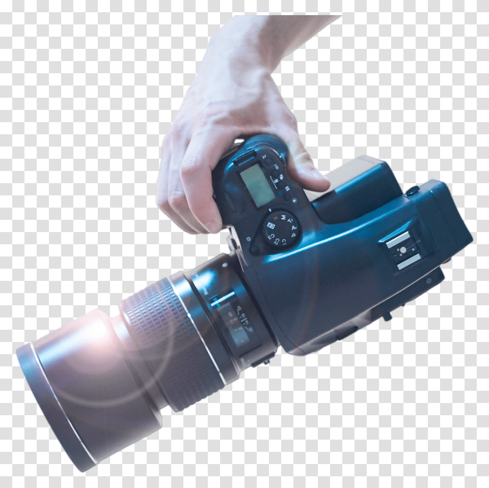 Single Lens Reflex Camera, Electronics, Person, Human, Digital Camera Transparent Png