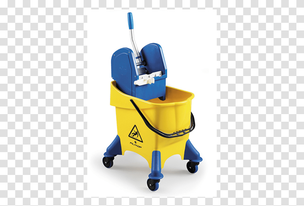 Single Mop Bucket Trolley Filmop, Toy, Cleaning Transparent Png