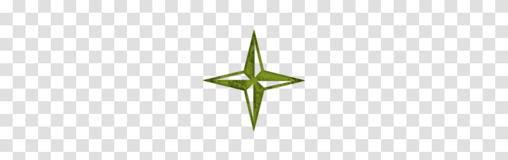 Single Palm Leaf Clipart, Cross, Star Symbol Transparent Png