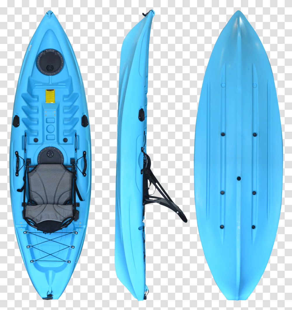 Single Person Fishing Kayak Set, Sea, Outdoors, Water, Nature Transparent Png