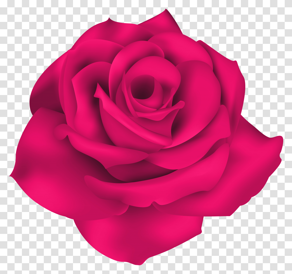 Single Pink Rose Clip Art Transparent Png