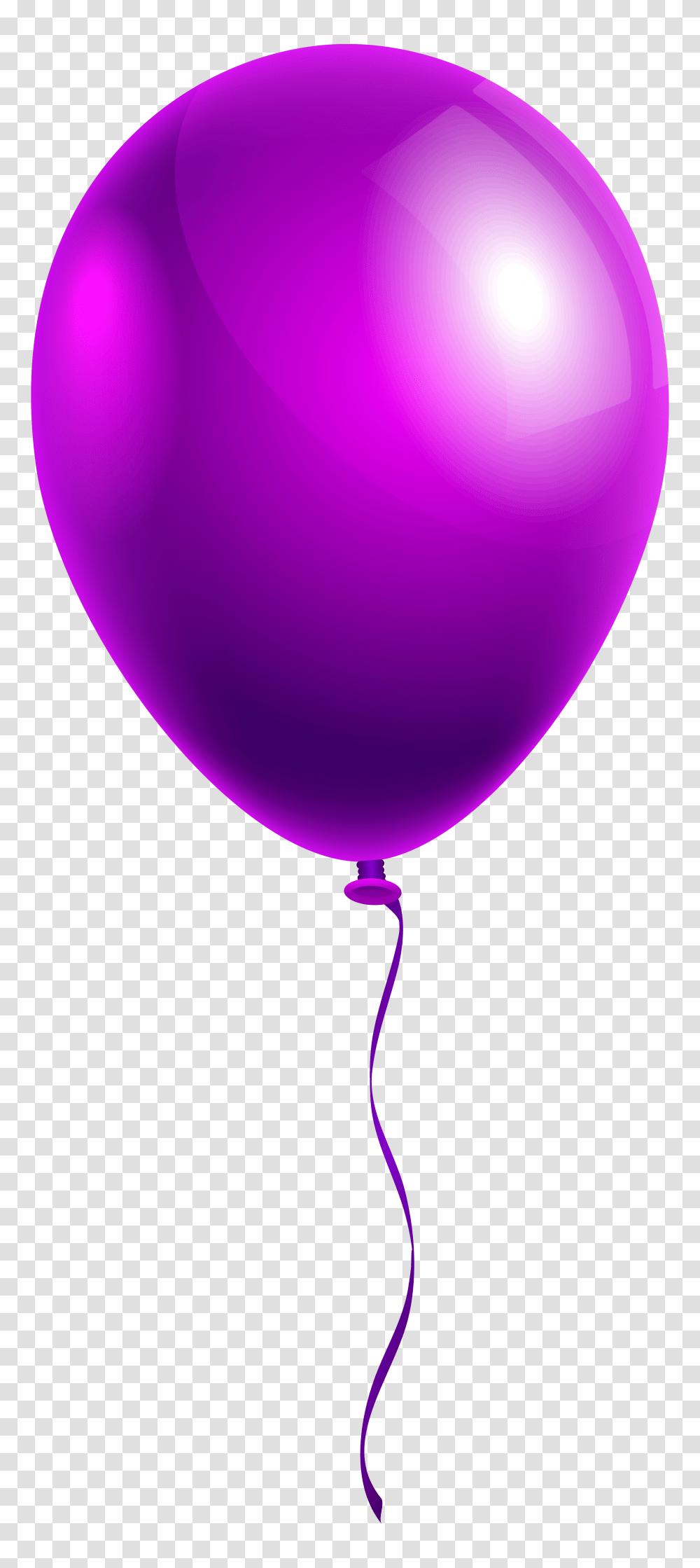 Single Purple Balloon Clipart Transparent Png