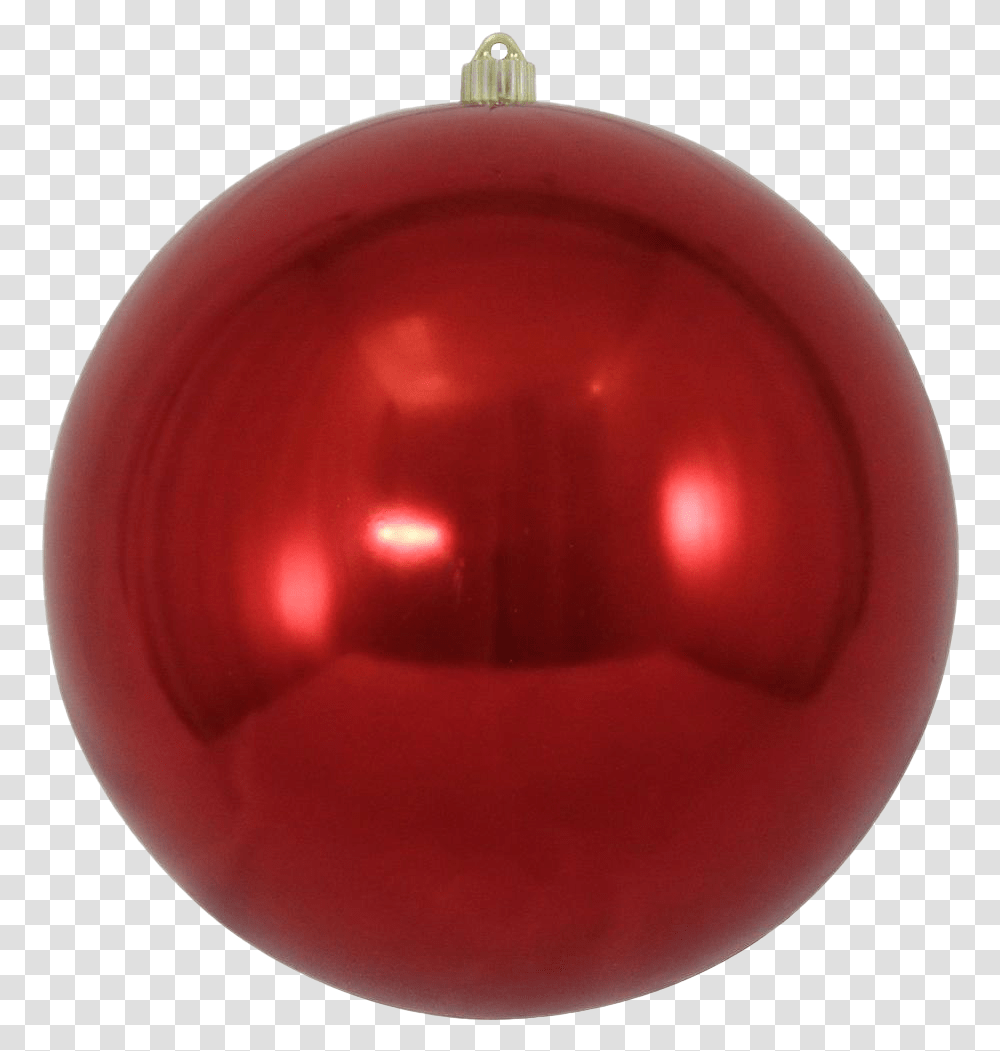 Single Red Christmas Ball Picture Christmas Tree Ball, Sphere Transparent Png