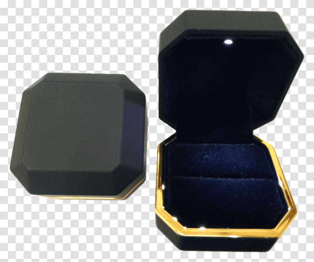 Single Ring Box Octagon Black Transparent Png