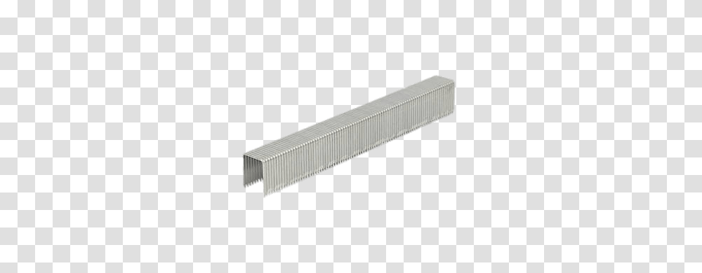 Single Row Of Heavy Duty Staples, Screw, Machine, Fence, Tabletop Transparent Png
