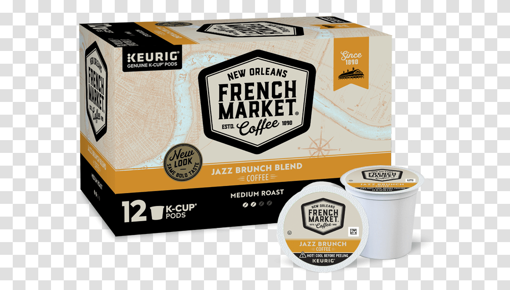 Single Serve Coffee Container, Label, Food, Paper Transparent Png
