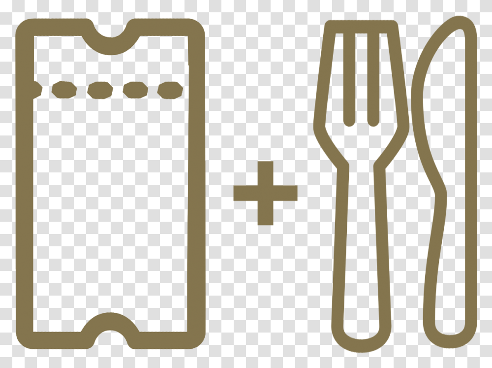 Single Session Tickets With Hospitality, Fork, Cutlery Transparent Png