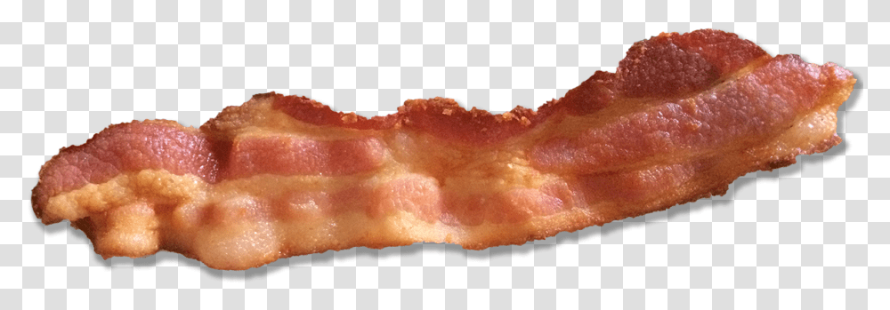 Single Strip Of Bacon, Pork, Food, Accessories, Accessory Transparent Png