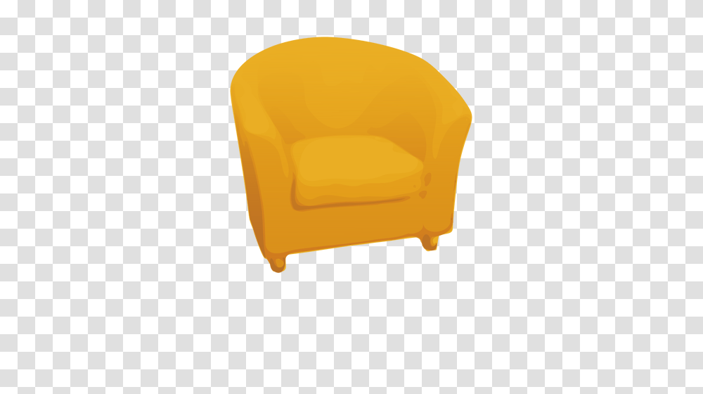 Single Yellow Sofa, Furniture, Armchair, Couch, Baseball Cap Transparent Png
