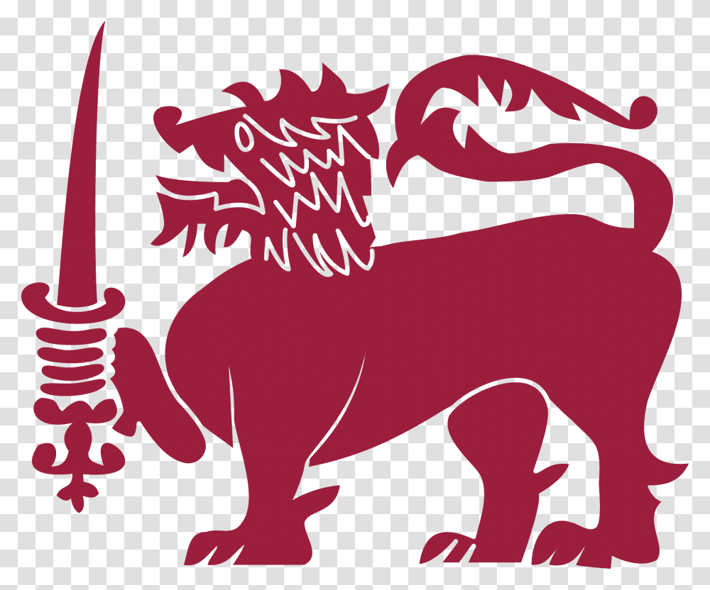 Sinhabahu Sri Lanka Flag Lion, Paper Transparent Png