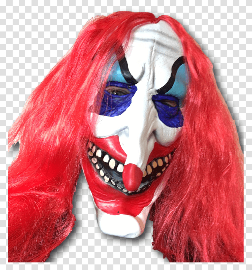 Sinister Scary Clown Halloween Costume, Performer, Person, Human, Hair Transparent Png