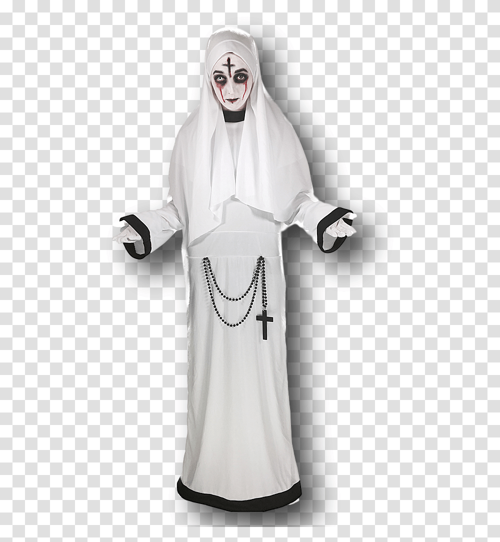 Sinister Sister Costume Mujer Disfraz Con Tunica Blanca, Person, Home Decor, Sleeve Transparent Png