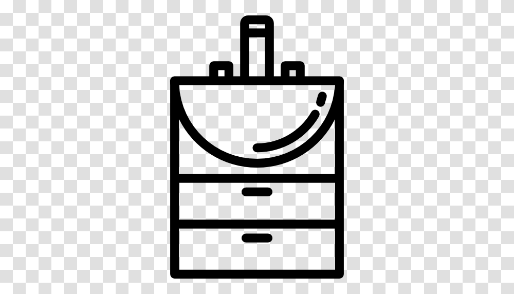 Sink Icon, Stencil, Adapter, Plug Transparent Png