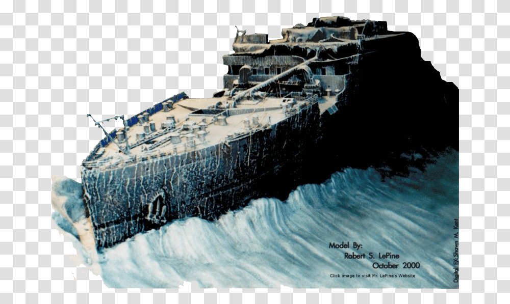 Sinking Titanic Image Background Titanic, Ship, Vehicle, Transportation, Watercraft Transparent Png